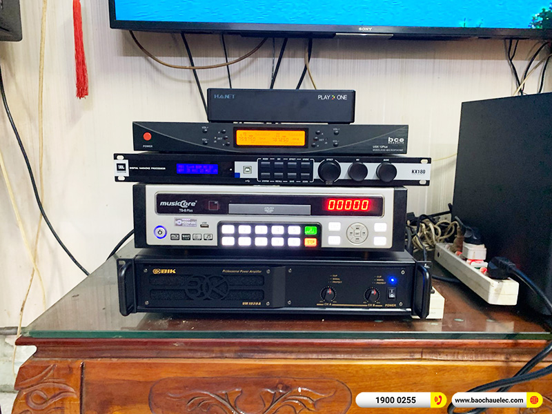 Nâng cấp dàn karaoke trị giá hơn 50 triệu cho anh Trung tại TPHCM (JBL KP4012 G2, BIK VM1020A) 