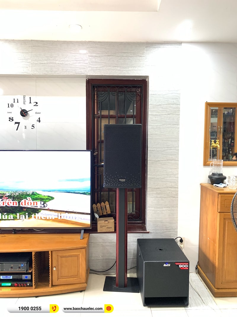 Lắp đặt dàn karaoke trị giá hơn 40 triệu cho chị Hạnh tại TPHCM (Denon DP-R212, VM620A, BPR-5600, TX212S, BJ-U500) 