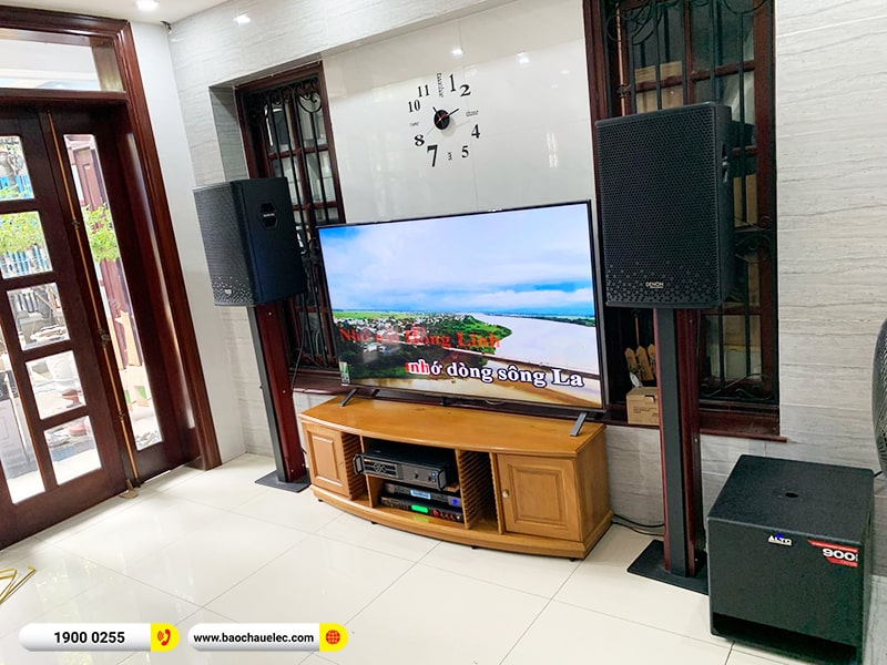 Lắp đặt dàn karaoke trị giá hơn 40 triệu cho chị Hạnh tại TPHCM (Denon DP-R212, VM620A, BPR-5600, TX212S, BJ-U500) 