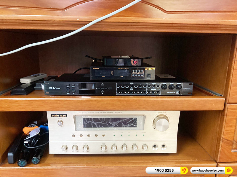 Lắp đặt dàn karaoke trị giá khoảng 20 triệu cho chị Loan tại TPHCM (JBL RM210, BKSound DSP-9000 Plus, BIK BJ-U100) 