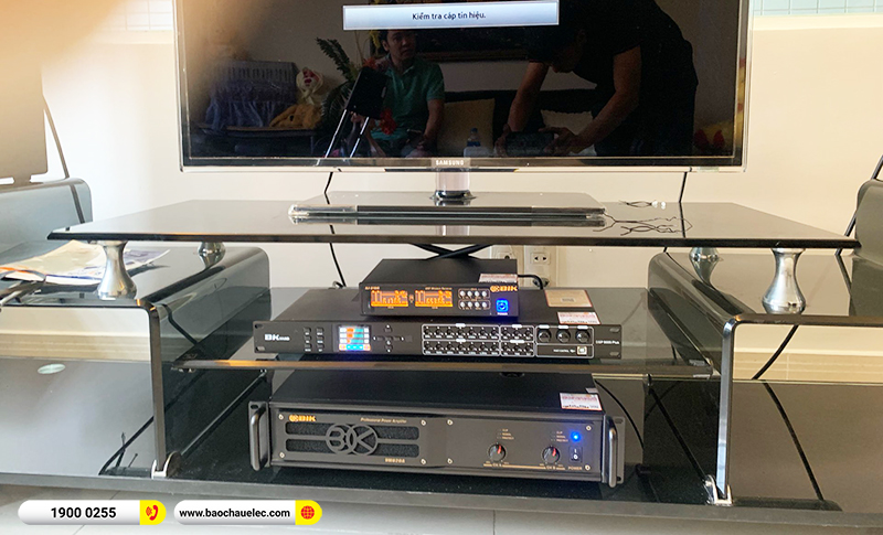 Lắp đặt dàn karaoke trị giá hơn 40 triệu cho cô Kim Anh tại TPHCM (BMB CSS 1210SE, VM620A, DSP-9000 Plus, SW512B, BJ-U100) 