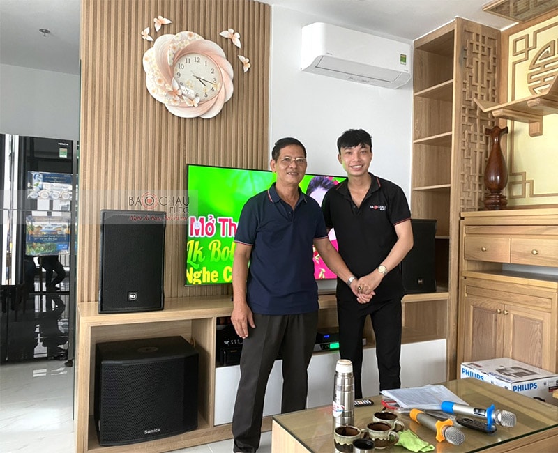 Dàn karaoke gia đình anh Hoàng ở Bình Thạnh h6