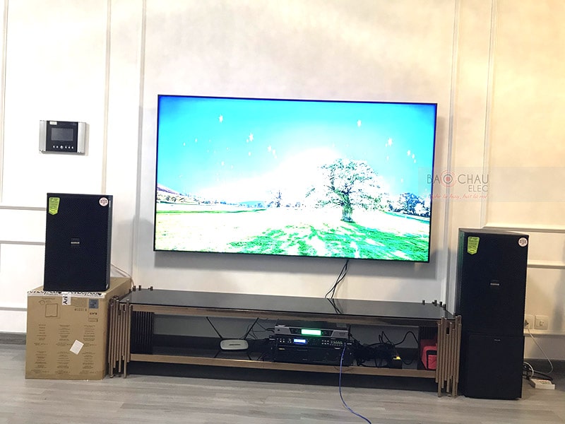 Dàn karaoke gia đình chị Nhung ở Bình Thạnh h4