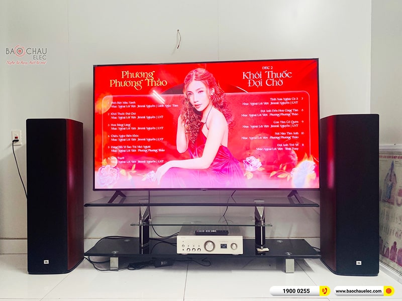 Lắp đặt dàn nghe nhạc trị giá hơn 80 triệu cho anh Hải tại Hải Phòng (JBL Studio 690, Denon PMA 1700NE)