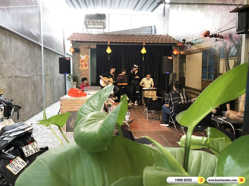 Lắp đặt bộ dàn âm thanh quán Cafe cho anh Huy tại TPHCM (Alto TS415, Alto TS410, Alto TS315S, Alto Live1202, Shure SVX288AZ/PG58)