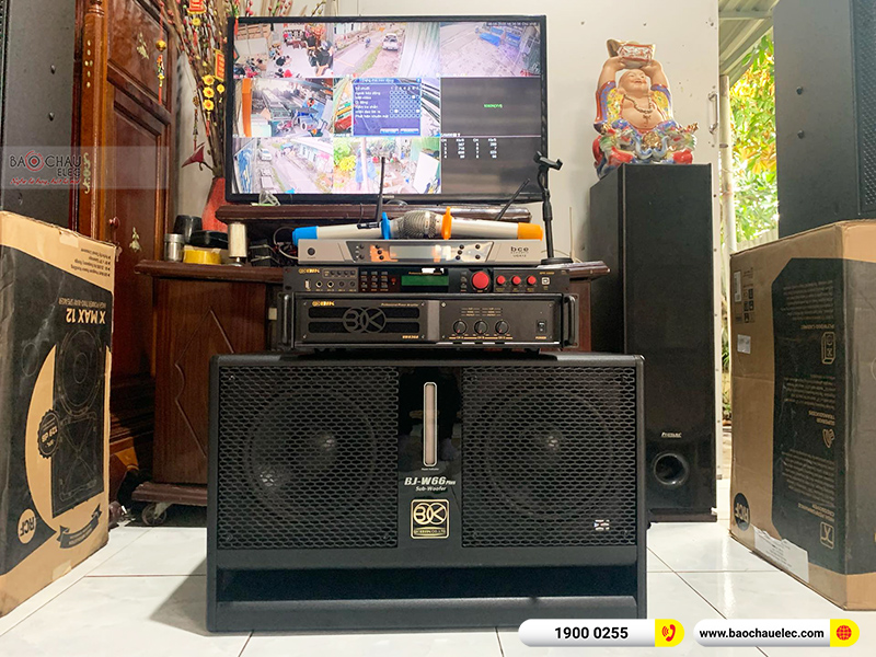 Lắp đặt dàn karaoke gia đình anh Cường