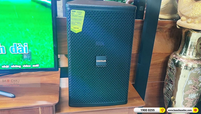 Lắp đặt dàn karaoke trị giá khoảng 20 triệu cho anh Thuận tại TPHCM