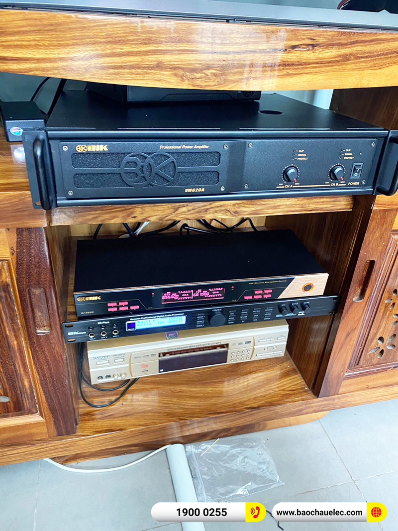 Lắp đặt dàn karaoke trị giá hơn 30 triệu cho anh Duy tại TPHCM (Denon DP-R212, BIK VM620A, X5 Plus, BIK BJ-U600)