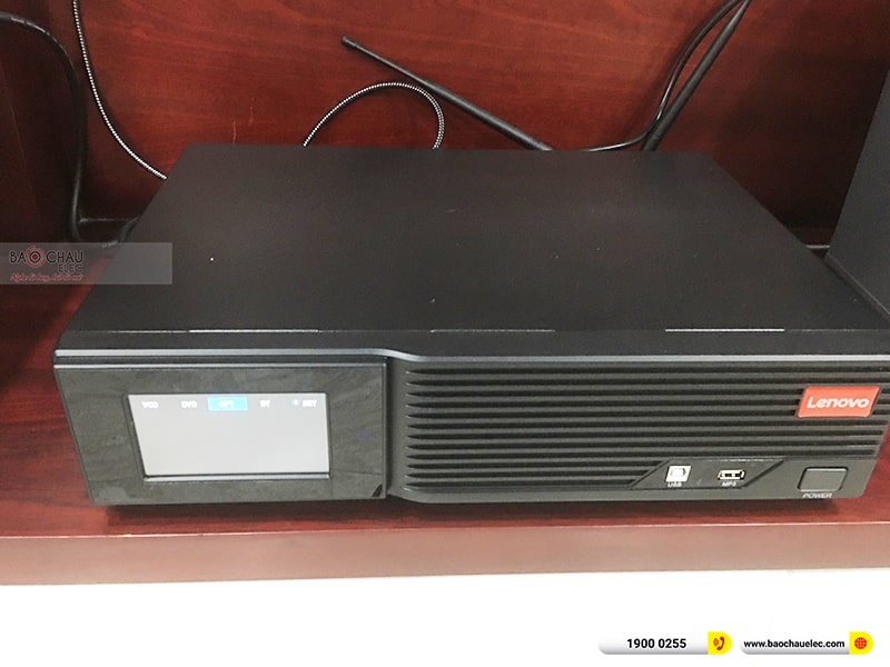 Lắp đặt dàn karaoke trị giá gần 20 triệu cho anh Trọng tại TPHCM (Lenovo KS250, Lenovo K250)
