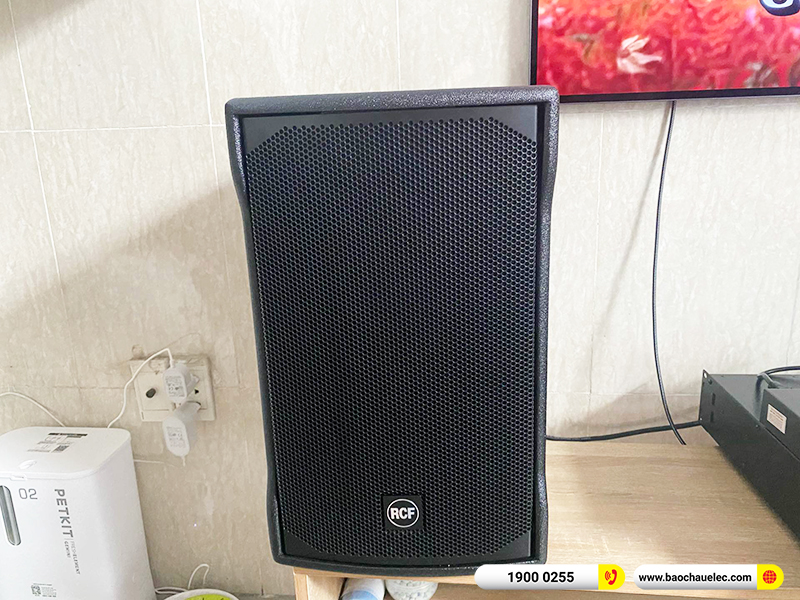 Lắp đặt dàn karaoke trị giá hơn 50 triệu cho anh Vỹ tại TPHCM (RCF EMAX 3110 MK2, VM620A, KP500, SW612, JBL VM300) 