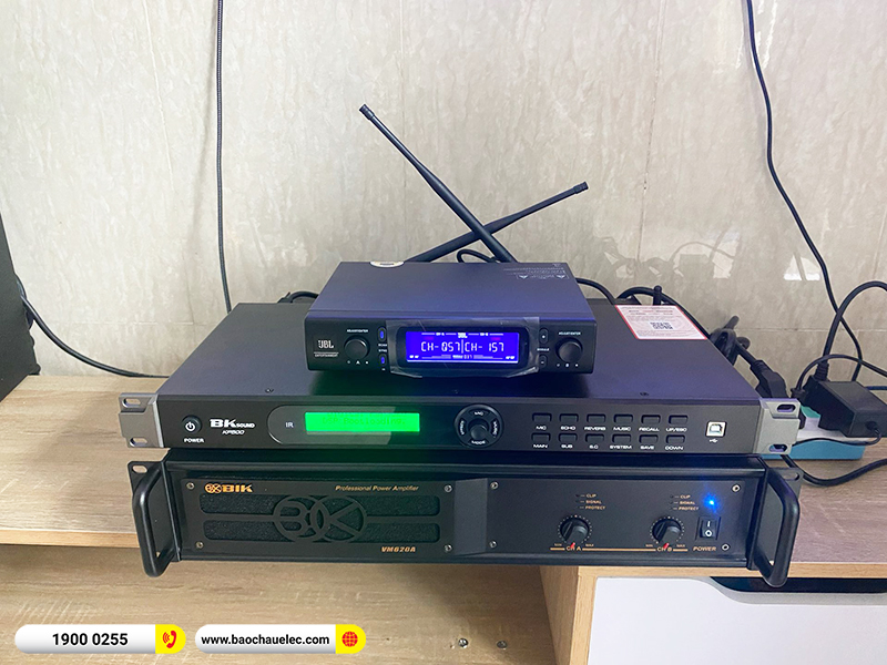 Lắp đặt dàn karaoke trị giá hơn 50 triệu cho anh Vỹ tại TPHCM (RCF EMAX 3110 MK2, VM620A, KP500, SW612, JBL VM300) 