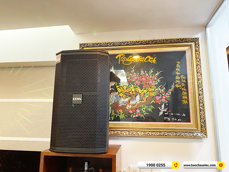 Lắp đặt dàn karaoke trị giá hơn 40 triệu cho chị Hà tại TPHCM (BIK BSP 410II, VM620A, KP600, JBL A120P, BJ-U550, BKSound M8)