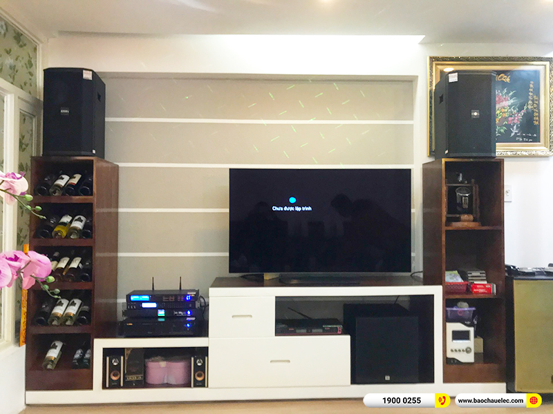 Lắp đặt dàn karaoke trị giá hơn 40 triệu cho chị Hà tại TPHCM (BIK BSP 410II, VM620A, KP600, JBL A120P, BJ-U550, BKSound M8)
