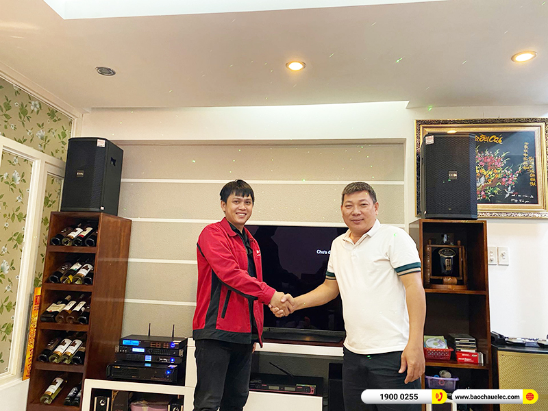 Lắp đặt dàn karaoke trị giá hơn 40 triệu cho chị Hà tại TPHCM (BIK BSP 410II, VM620A, KP600, JBL A120P, BJ-U550, BKSound M8)