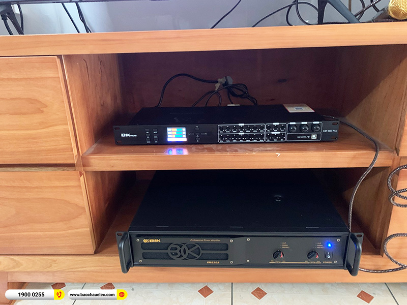 Lắp đặt dàn karaoke trị giá 22tr cho chú Diệu tại TPHCM (Domus DP6120 Max, VM620A, DSP-9000 Plus) 