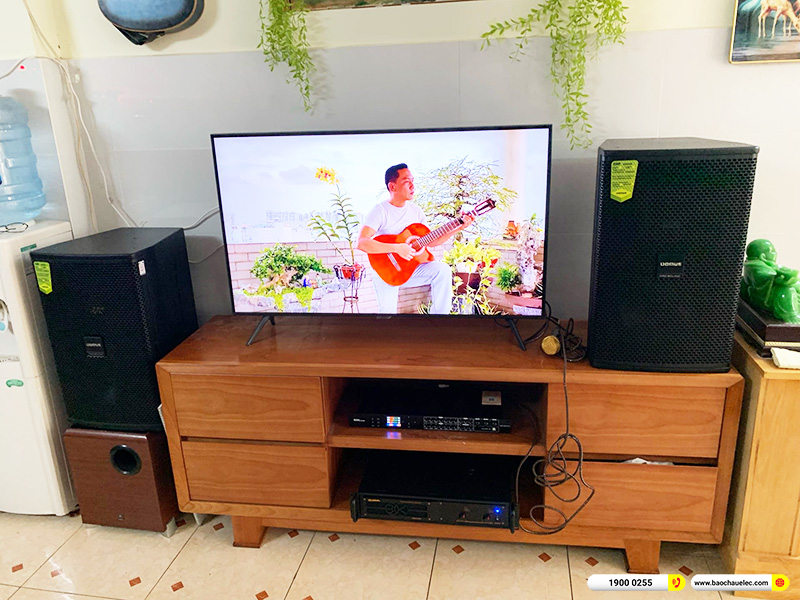 Lắp đặt dàn karaoke trị giá 22tr cho chú Diệu tại TPHCM (Domus DP6120 Max, VM620A, DSP-9000 Plus) 