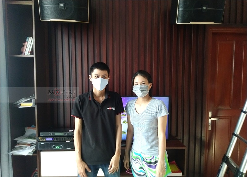 Dàn karaoke gia đình anh Dũng ở Gò Vấp h5