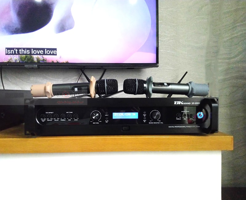 bộ dàn karaoke và nghe nhạc cho gia đình anh Duy h4