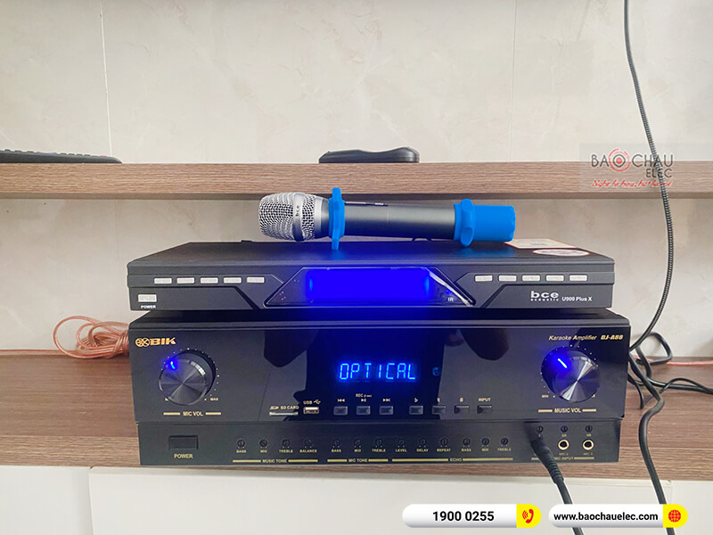 Lắp đặt dàn karaoke gia đình anh Quốc tại TPHCM