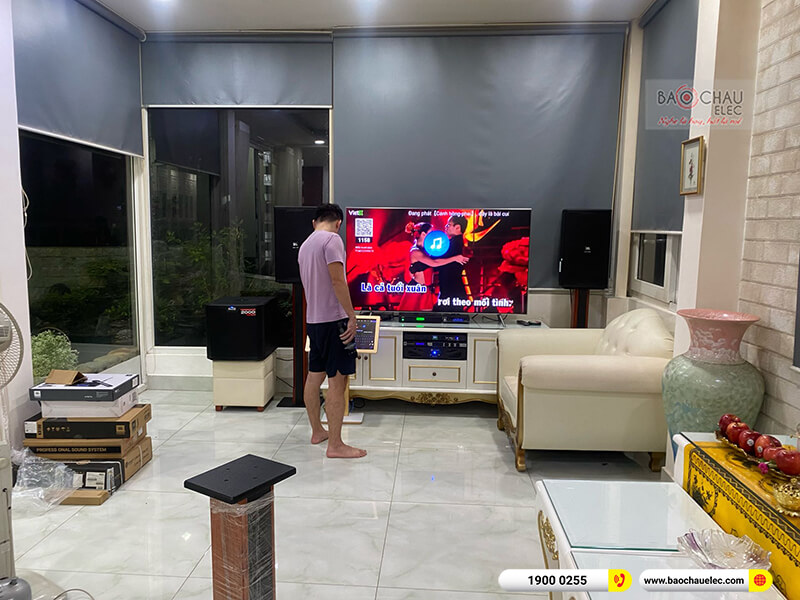 Lắp đặt dàn karaoke cô Thủy tại TPHCM