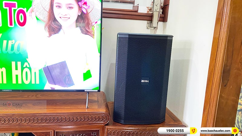 Nâng cấp, lắp đặt Loa karaoke BIK BSP412II cho gia đình anh Thắng tại Hải Dương