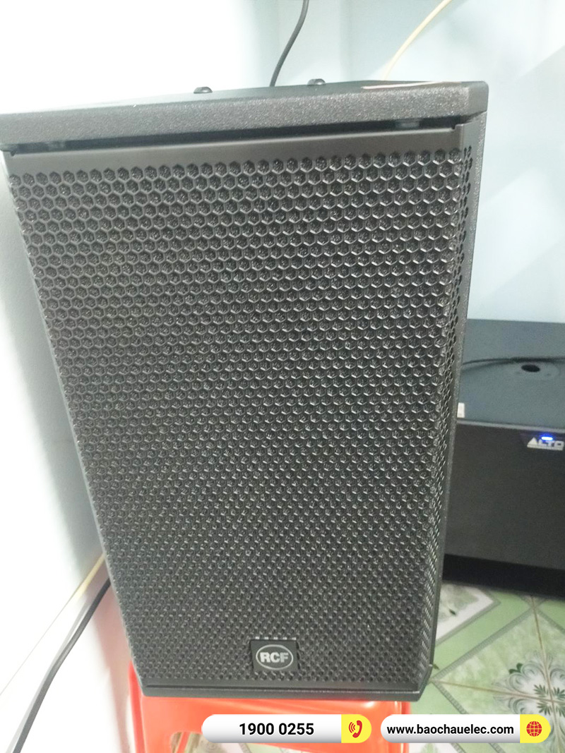 Lắp đặt dàn karaoke RCF 53tr cho anh Ngọc tại TPHCM (RCF X-MAX 10, CA-J802, KX180A, TX212S, AAP P8)