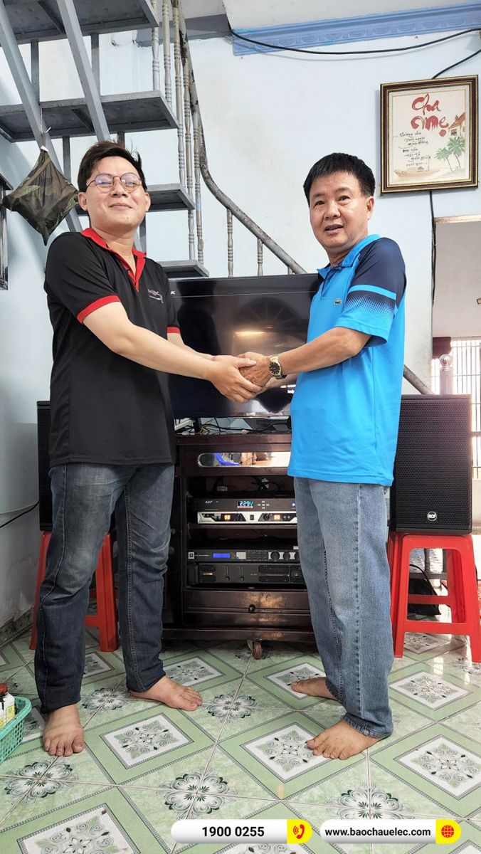 Lắp đặt dàn karaoke RCF 53tr cho anh Ngọc tại TPHCM (RCF X-MAX 10, CA-J802, KX180A, TX212S, AAP P8)