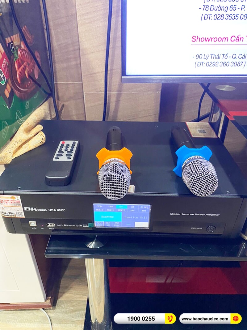 Lắp đặt dàn karaoke trị giá gần 40 triệu cho anh Thanh tại TPHCM (Amate Key 10, BKSound DKA 8500, BIK BJ-W25A) 