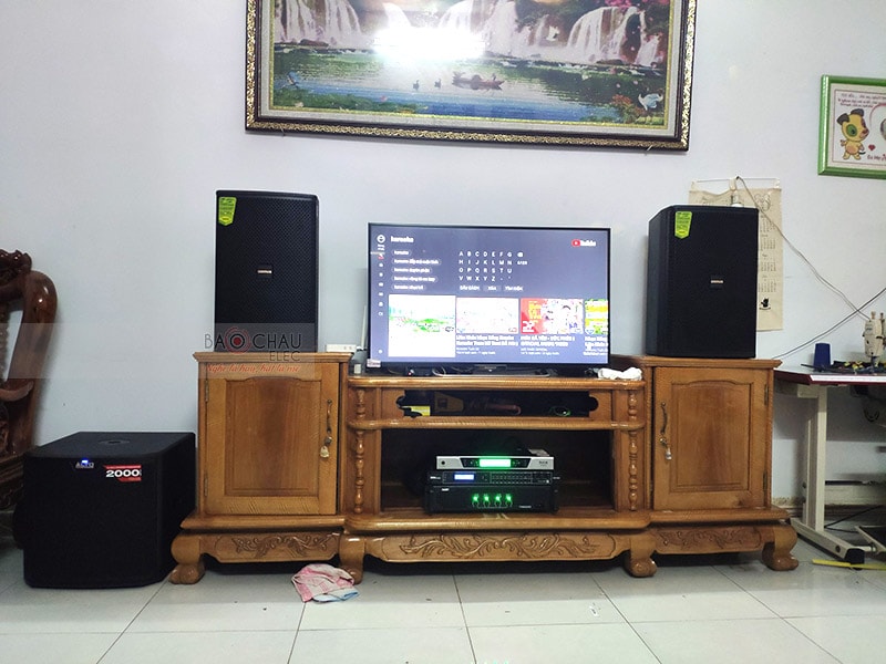 Dàn karaoke Domus gia đình anh Long ở Hóc Môn h5