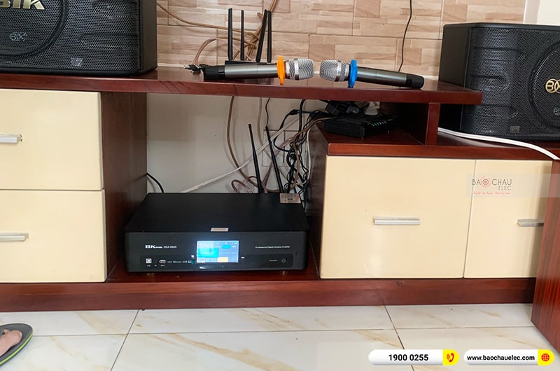 Lắp đặt dàn karaoke trị giá gần 20 triệu cho anh Trọng tại TPHCM