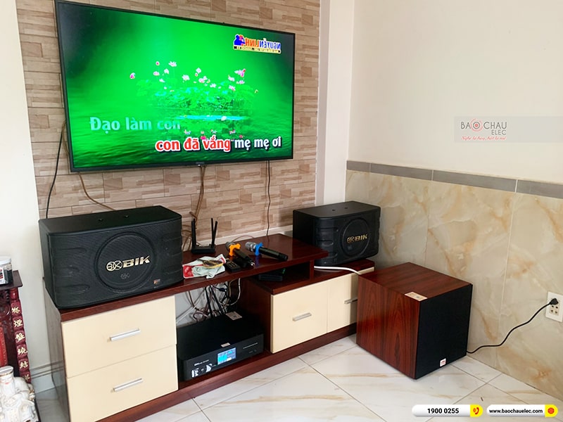 Lắp đặt dàn karaoke trị giá gần 20 triệu cho anh Trọng tại TPHCM