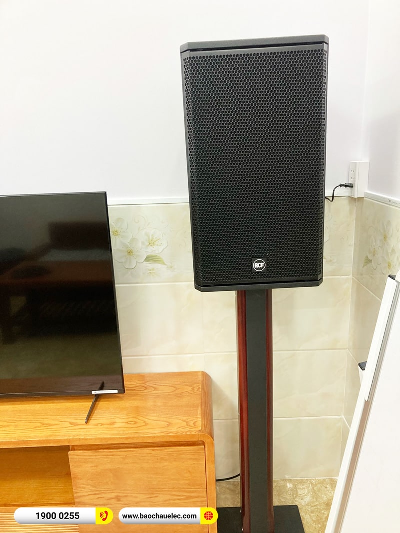 Lắp đặt 2 cấu hình dàn karaoke, nghe nhạc trị giá gần 110 triệu cho chị Thảo tại TPHCM (RCF X-MAX 12, VM830A, KX180A, BJ-W66 Plus, VM200, RP-5000F II, Audio AXR100) 