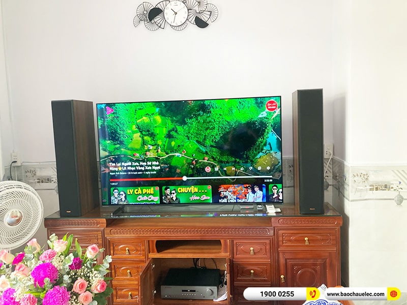 Lắp đặt 2 cấu hình dàn karaoke, nghe nhạc trị giá gần 110 triệu cho chị Thảo tại TPHCM (RCF X-MAX 12, VM830A, KX180A, BJ-W66 Plus, VM200, RP-5000F II, Audio AXR100) 