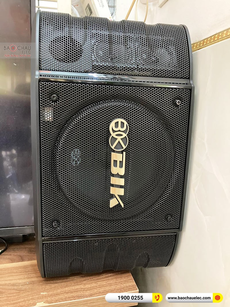 Lắp đặt dàn karaoke trị giá hơn 20 triệu cho chị Tiên tại TPHCM (BIK BS-998X, BIK VM620A, BKSound DSP-9000 Plus, BIK BJ-U500)