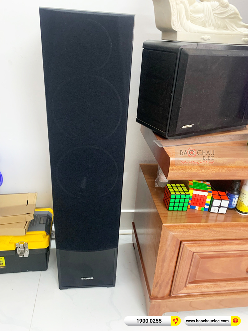 Lắp đặt dàn nghe nhạc trị giá gần 20 triệu cho anh Dũng tại TPHCM (Yamaha NS-F71, Denon PMA-600NE) 