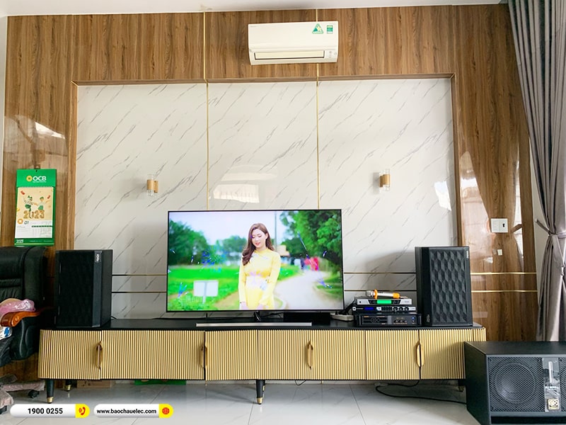 Lắp đặt d&agrave;n karaoke trị gi&aacute; khoảng 50 triệu cho anh Hải tại TPHCM