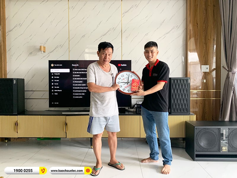 Lắp đặt dàn karaoke trị giá khoảng 50 triệu cho anh Hải tại TPHCM (Denon DN-R312, VM830A, KX180A, BJ-W88 Plus, BCE UGX12)