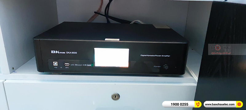Lắp đặt dàn karaoke gia đình anh Hiếu tại TPHCM (Alto AT1000II, BKSound DKA8500, BKSound SW612B) 