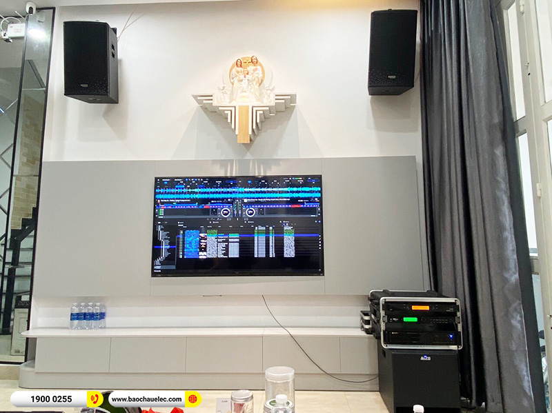 Lắp đặt dàn karaoke trị giá hơn 40 triệu cho anh Hoàng tại TPHCM (Denon DP-R212, VM620A, BKSound KP500, TX212S, UGX12 Plus)