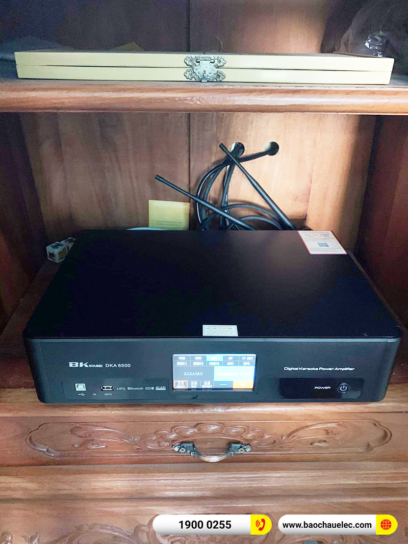 Lắp đặt dàn karaoke trị giá gần 40 triệu cho chị Na tại TPHCM (JBL XS10, BKSound DKA 8500, BKSound SW612) 