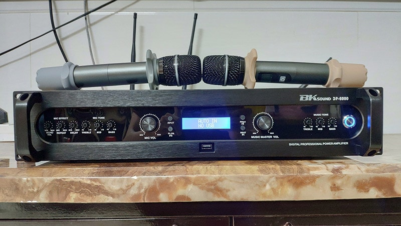 Bộ dàn karaoke của gia đình anh Sự ở Quận 12 h4