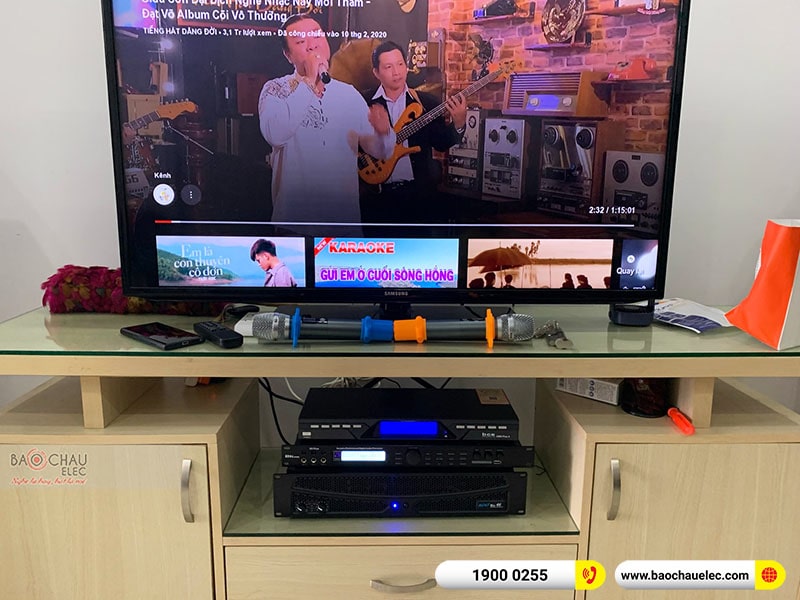 Lắp đặt dàn karaoke anh Thuyết tại TPHCM