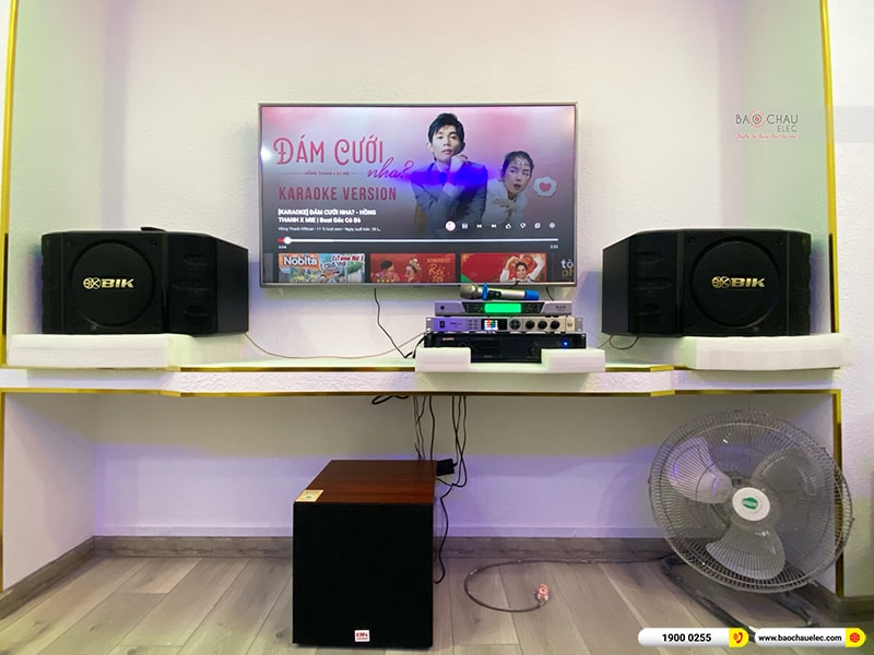 Lắp đặt dàn karaoke trị giá gần 30 triệu cho anh Trí tại TPHCM (BIK BS-999X, VM420A, BKSound KX6, SW312C, BCE UGX12)