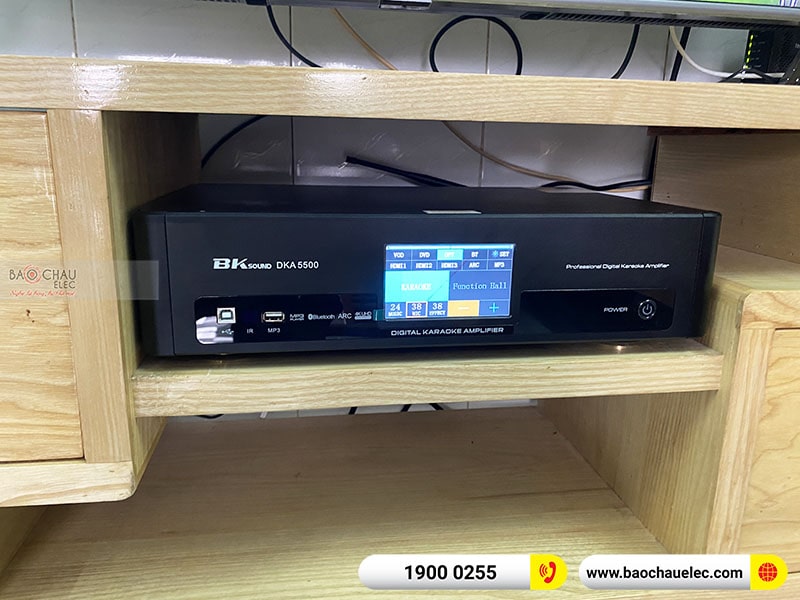 Lắp đặt dàn karaoke gia đình anh Minh