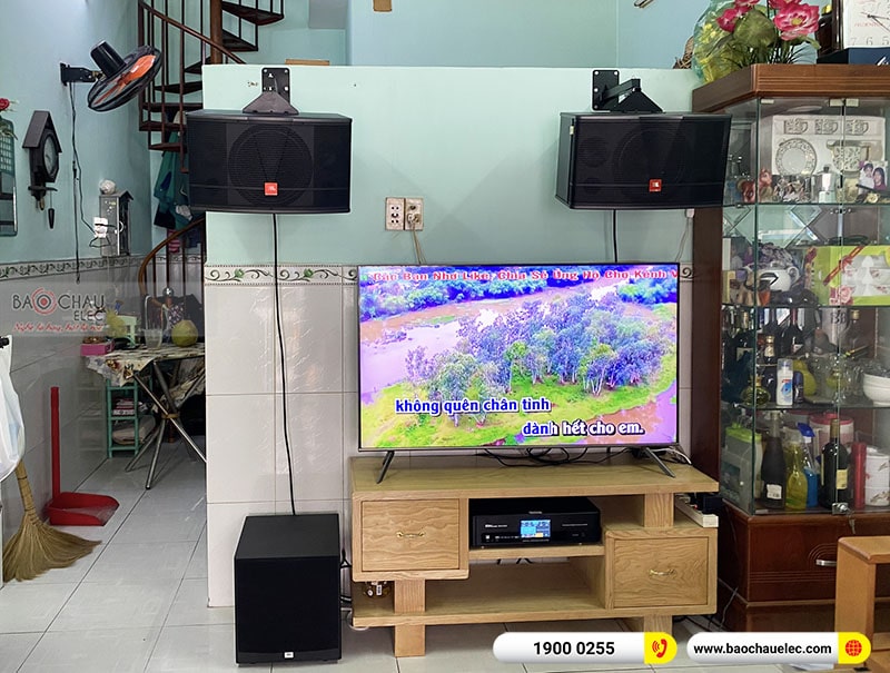 Lắp đặt dàn karaoke gia đình anh Minh