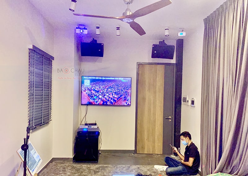 Dàn karaoke gia đình chị Bảo Anh ở Thảo Điền h6