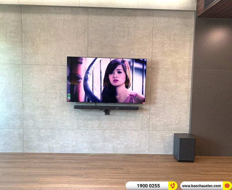 Lắp đặt bộ loa Soundbar JBL Bar 9.1 3D cho gia đình anh Ngọc tại Quận 2 - TPHCM