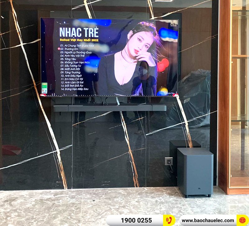 Lắp đặt bộ loa Soundbar JBL Bar 9.1 3D cho gia đình anh Ngọc tại Quận 2 - TPHCM