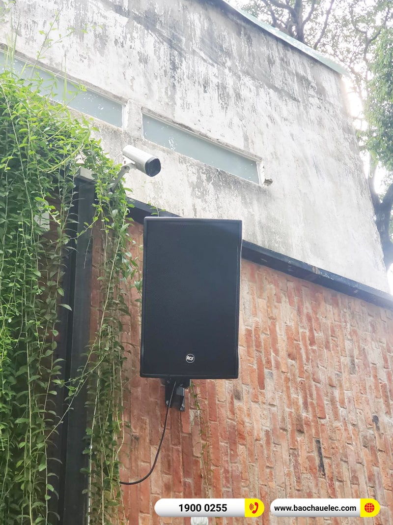 Lắp đặt dàn âm thanh 110tr cho quán SCMC Club House tại TPHCM (RCF EMAX 3112 MK2, VM840A, MG12XU, Actpro DSP48)