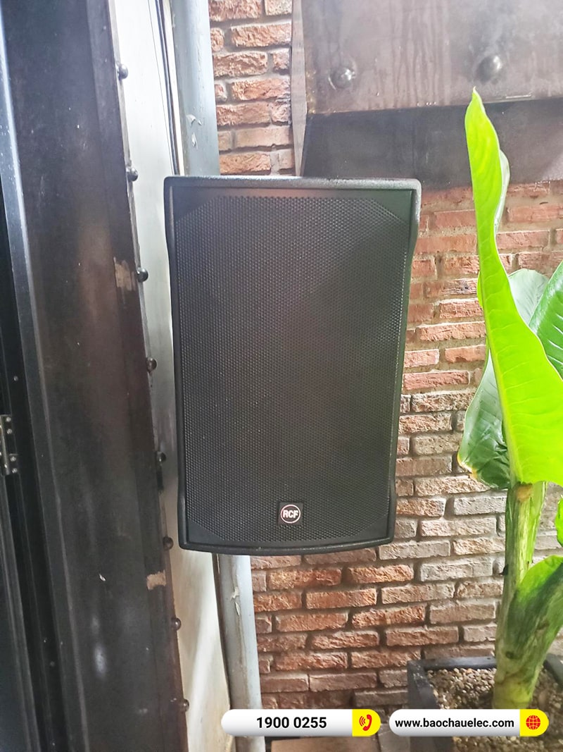 Lắp đặt dàn âm thanh 110tr cho quán SCMC Club House tại TPHCM (RCF EMAX 3112 MK2, VM840A, MG12XU, Actpro DSP48)